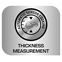 Tefal OptiGrill+ GC712D Sensor que mide el grosor de los alimentos