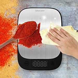 Báscula Digital para Cocina Básculas de cocina Balanza de Alimentos Multifuncional