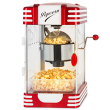 Máquina para hacer palomitas de maíz retro, mini caramelos, cine, gourgy, palomitas, maíz, automática, en casa