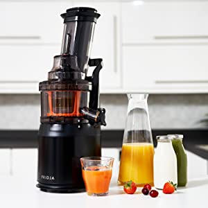 Cold Press Extractor de la máquina fácil de limpiar zanahorias de naranja presionados verduras fruta