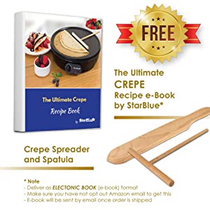 ¡Explora más recetas con el libro de recetas Ultimate Crepe!